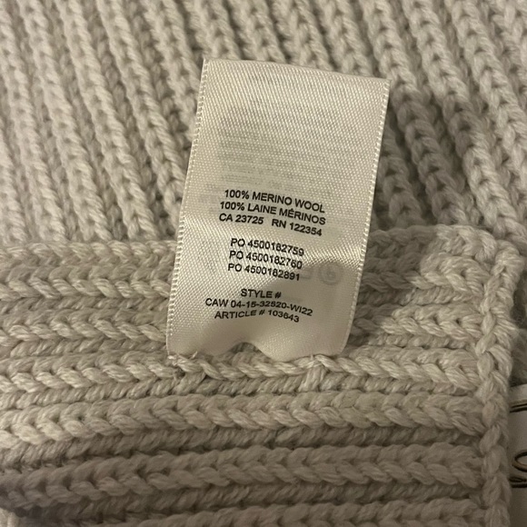 NWT Heather Birch Wilfred Merino Wool Scarf - Picture 5 of 5